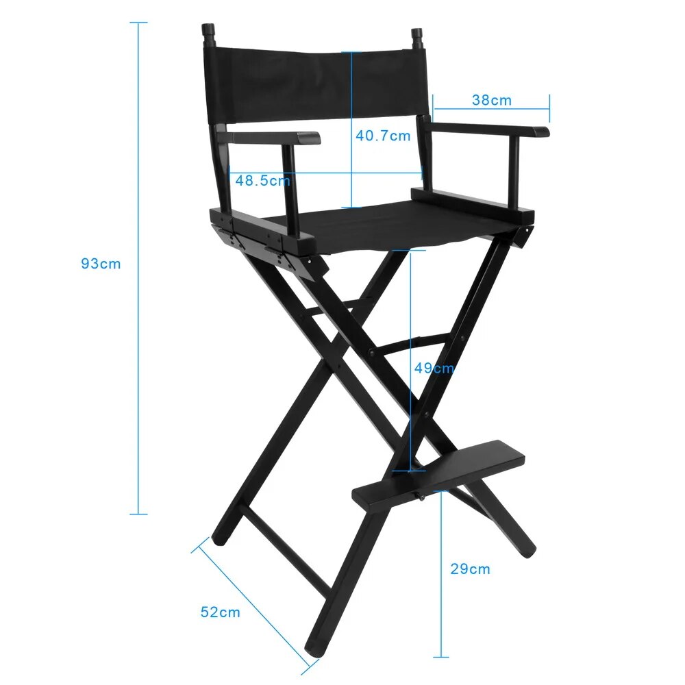 Artist Director Chair Foldable Outdoor Furniture Lightweight Photography Accessorice Portable Folding Director Makeup Chair