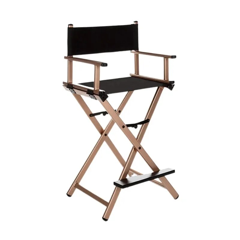 High Aluminum Frame Makeup Artist Director Chair Foldable Outdoor Furniture Lightweight Portable Folding Director Makeup Chair